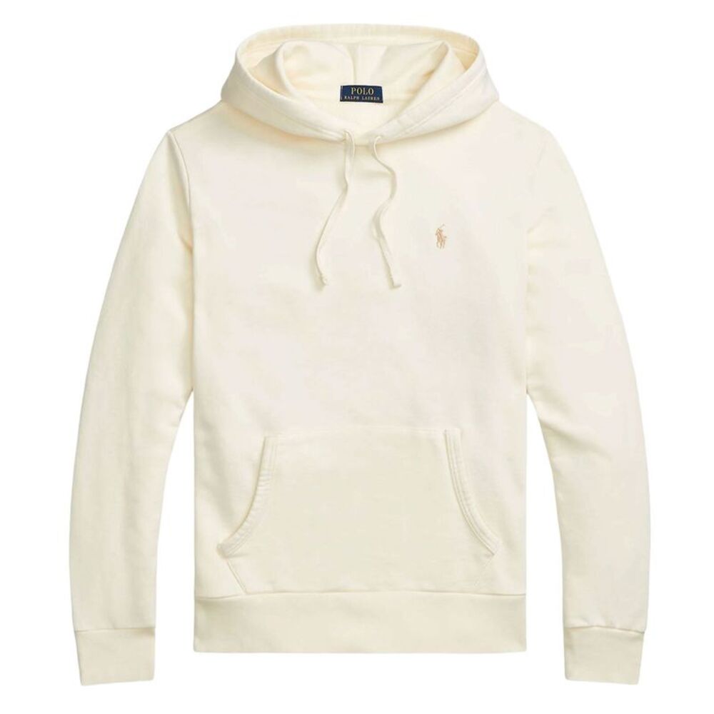 Polo Ralph Lauren Mens Loopback Fleece Hoodie Small Clubhouse Cream - NWT